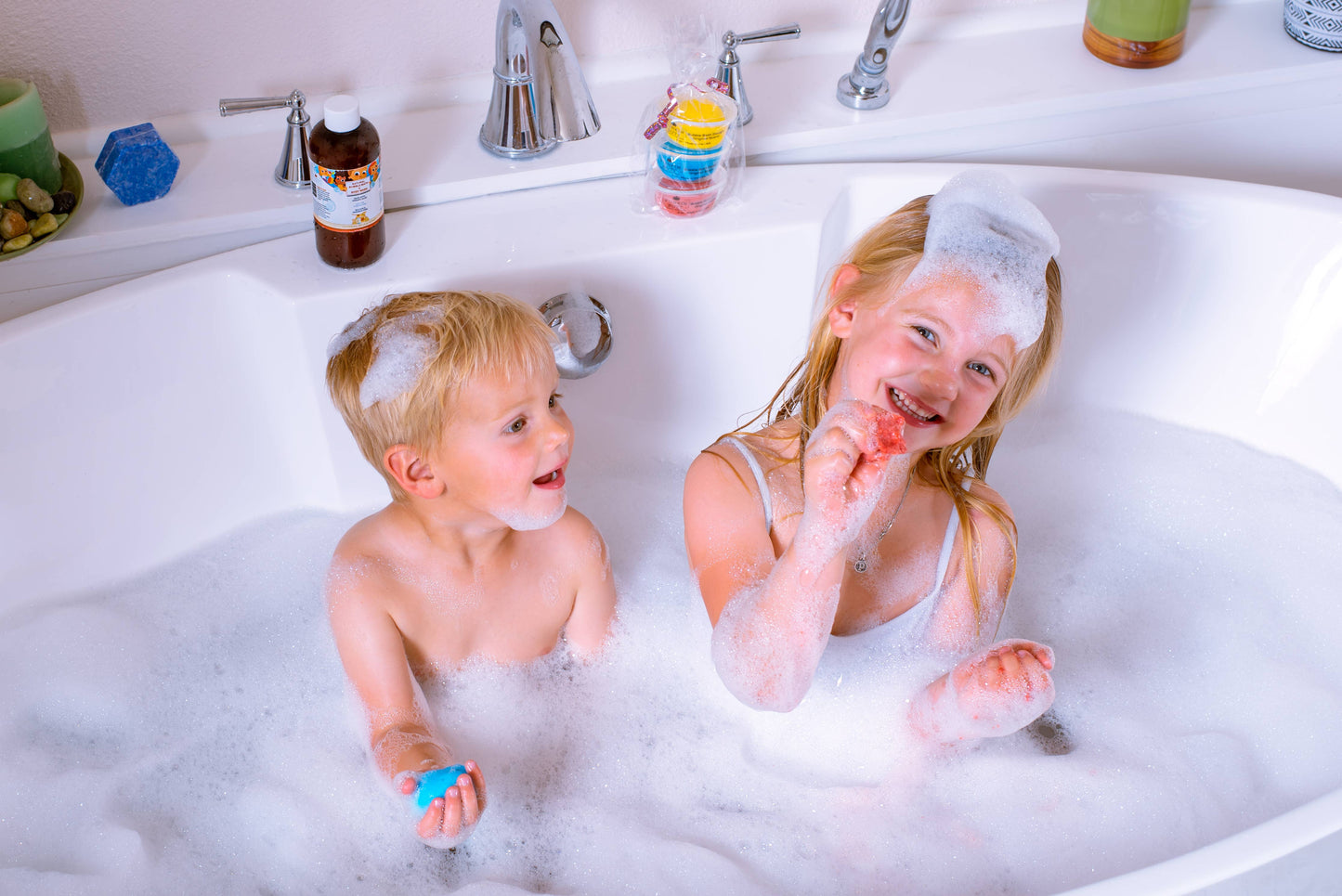 Natural Bubble Bath Dough Set