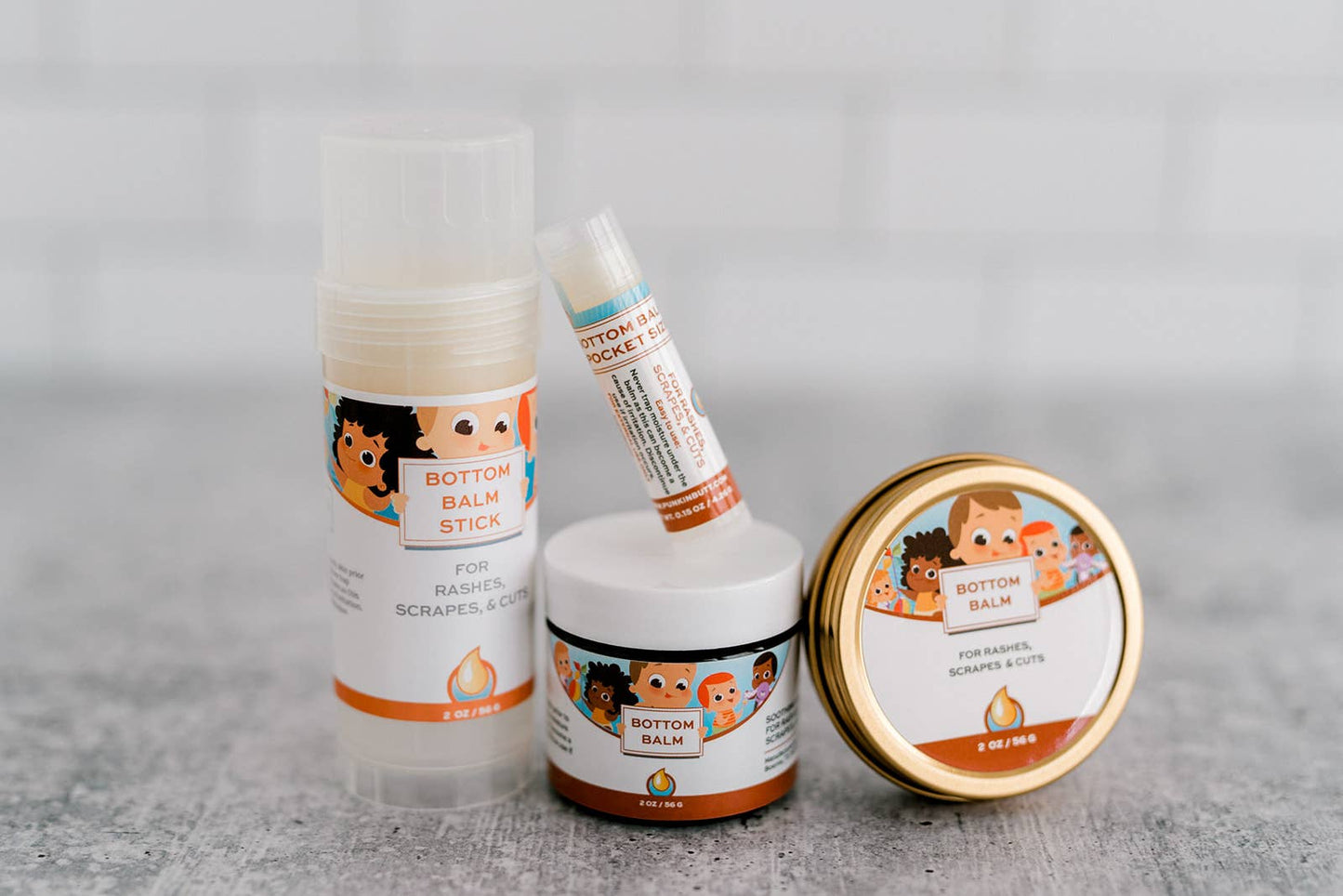 Baby Bottom Soothing Balm Tins