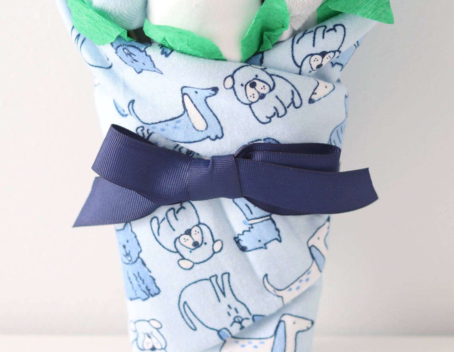Baby Boy Gift Set Flower Bouquet - Puppy