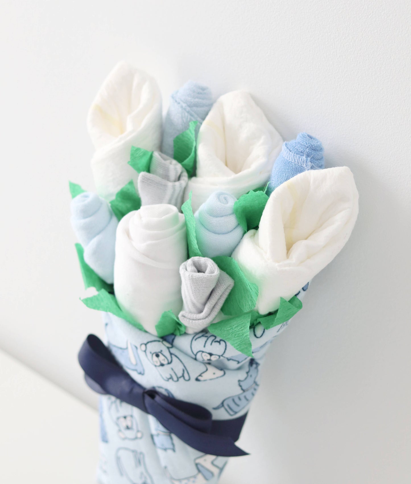 Baby Boy Gift Set Flower Bouquet - Puppy