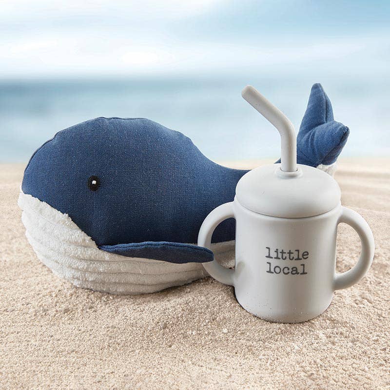 Little Local Silicone Sippy Cup Tumbler with Straw