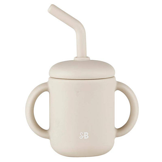 Daisy Silicone Sippy Cup Tumbler with a Straw