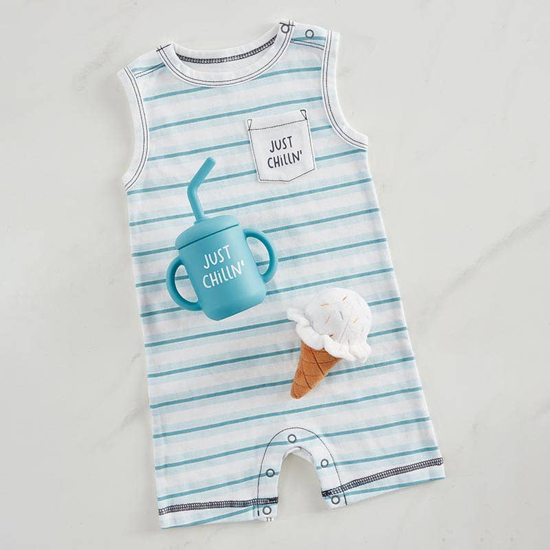 Plush Ice Cream Cone Rattle