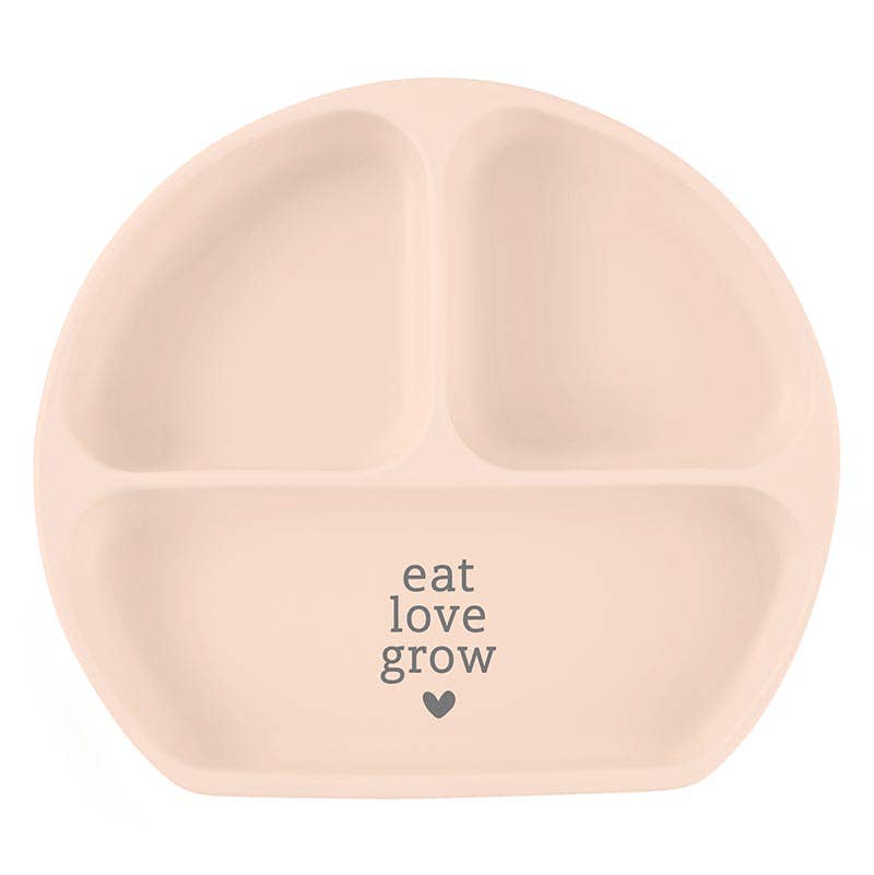Eat. Love. Grow. Silicone Suction Plate