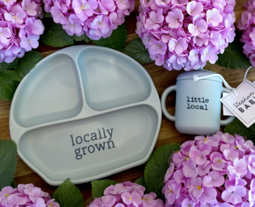 Little Local Silicone Sippy Cup Tumbler with Straw